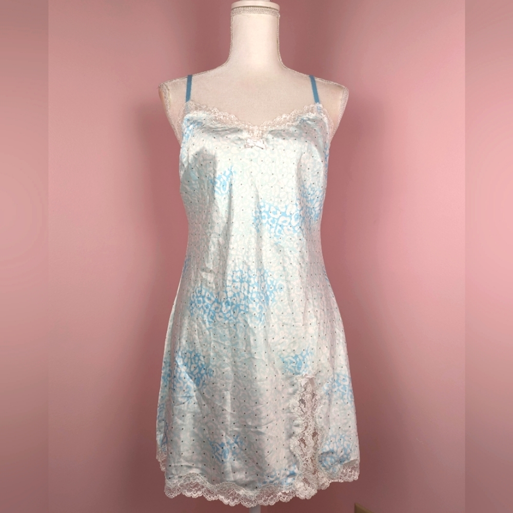 Victoria's secret light blue slip dress